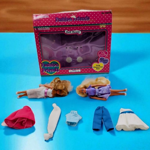 Horsman Dollhouse Doll Set with Accessories Original Box - Picture 1 of 7